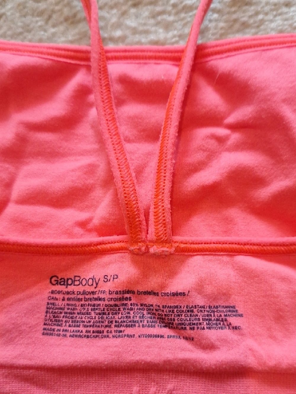 Lightweight Pink Seamless Sports Bralette - Picture 4 of 4